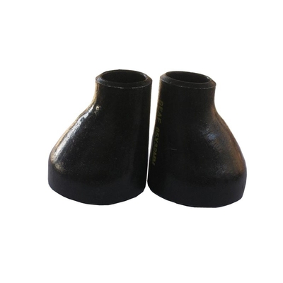 Pintura negra ASTM A234 WPC Reducción de acero suave Sch80